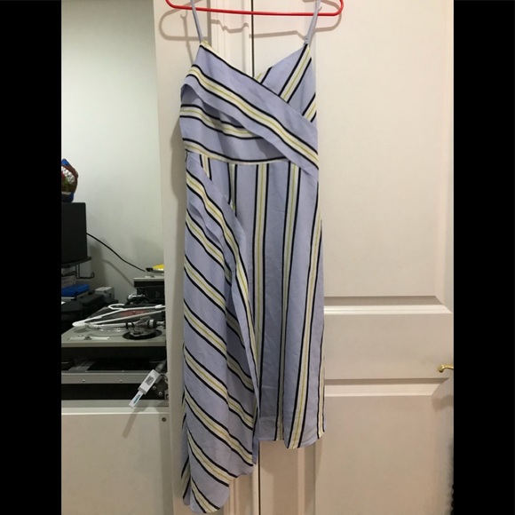 Banana Republic striped asymmetrical Dress size 4 - Picture 4 of 5